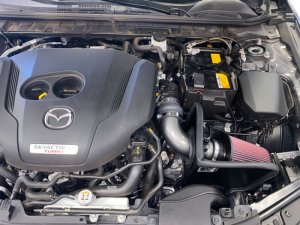 Mazda 3 Performance Air Intake - K&N Engineering - Typhoon - Silver - `21-`27